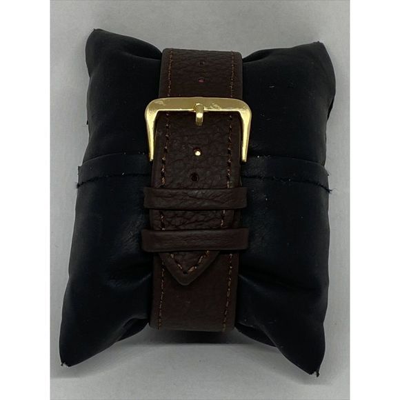 Fossil BQ2442 Men's Brown Leather Analog White Dial Quartz Genuine Watch W94 - Picture 6 of 12